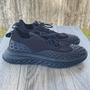 Cole Haan 5.Zerogrand Work Sneaker Men 10.5 Black Stitchlite Shoes Comfort Lace